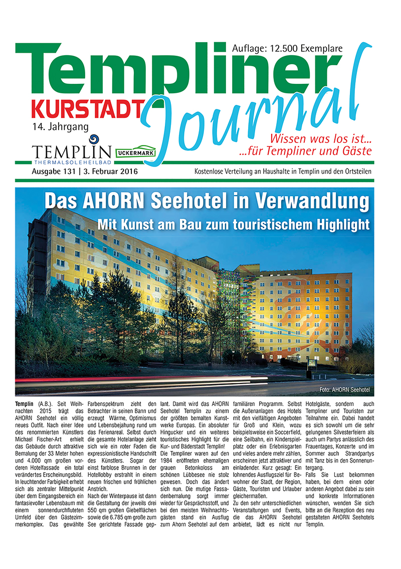 Templiner Kurstadt Journal 131 vom 03.02.2016