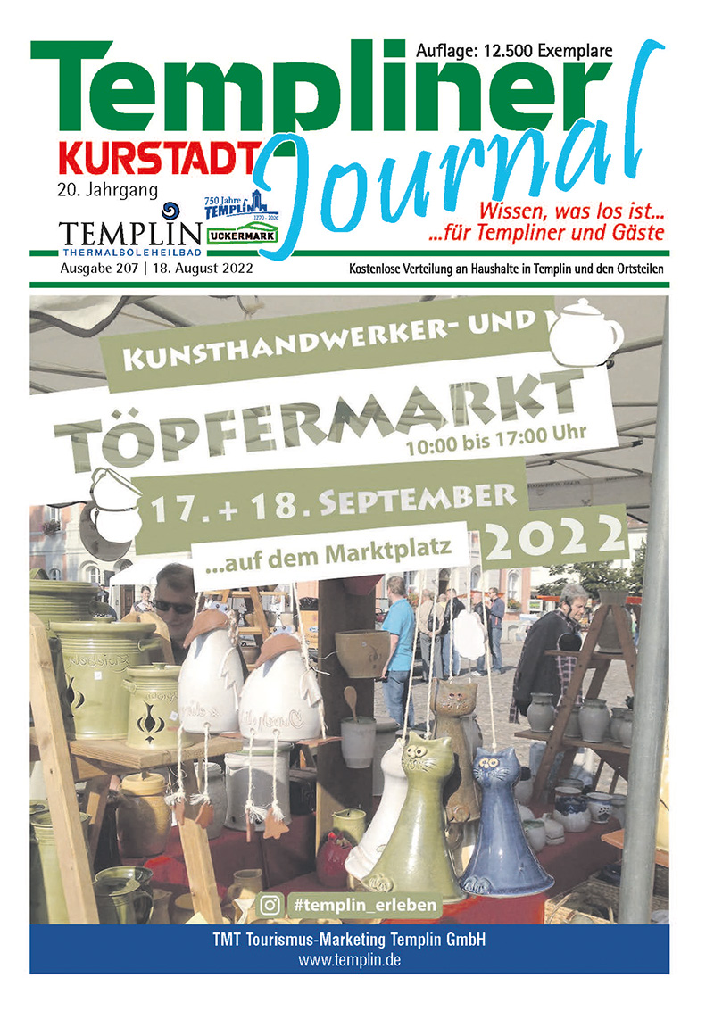 Templiner Kurstadt Journal 207 vom 18.08.2022