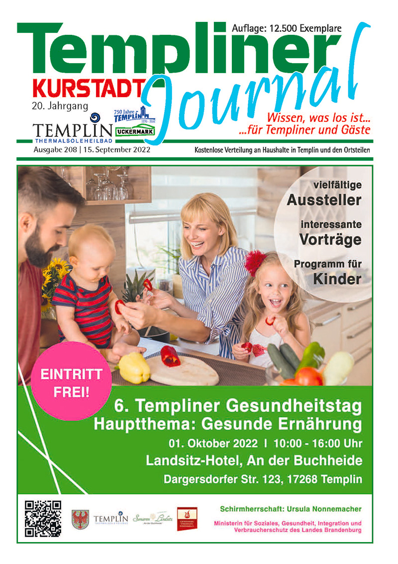 Templiner Kurstadt Journal 208 vom 15.09.2022