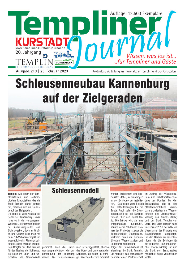 Templiner Kurstadt Journal 213 vom 23.02.2023