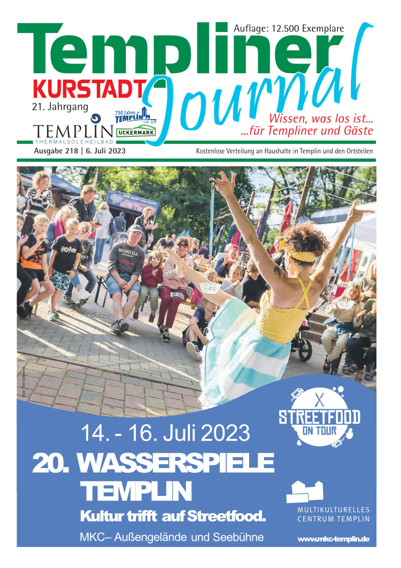 Templiner Kurstadt Journal 218 vom 06.07.2023