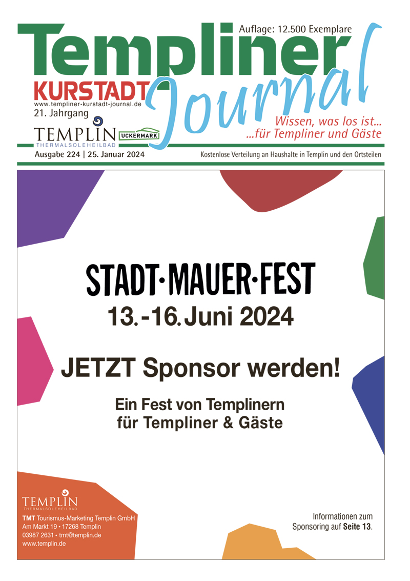 Templiner Kurstadt Journal 224 vom 25.01.2024