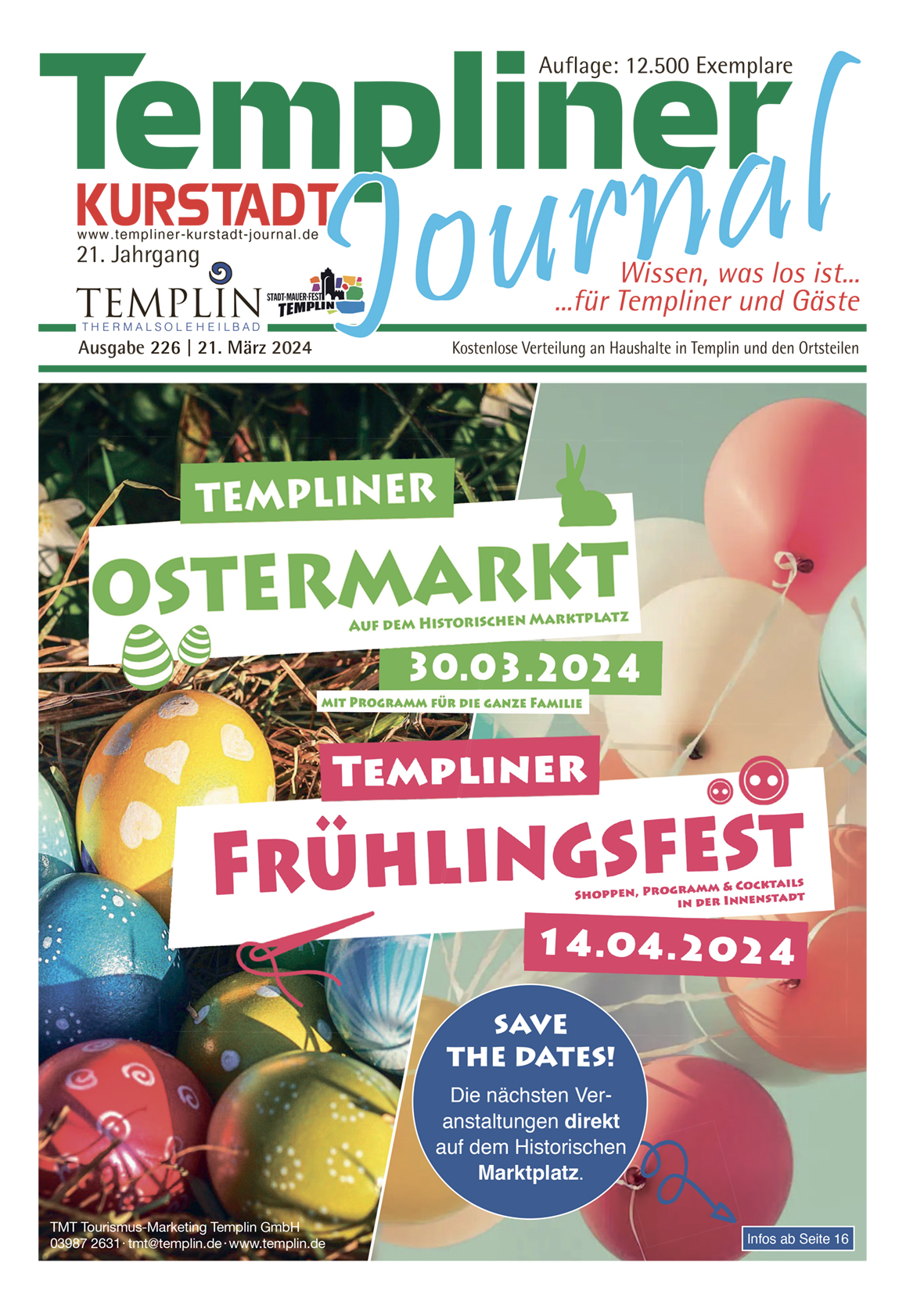 Templiner Kurstadt Journal 226 vom 21.03.2024