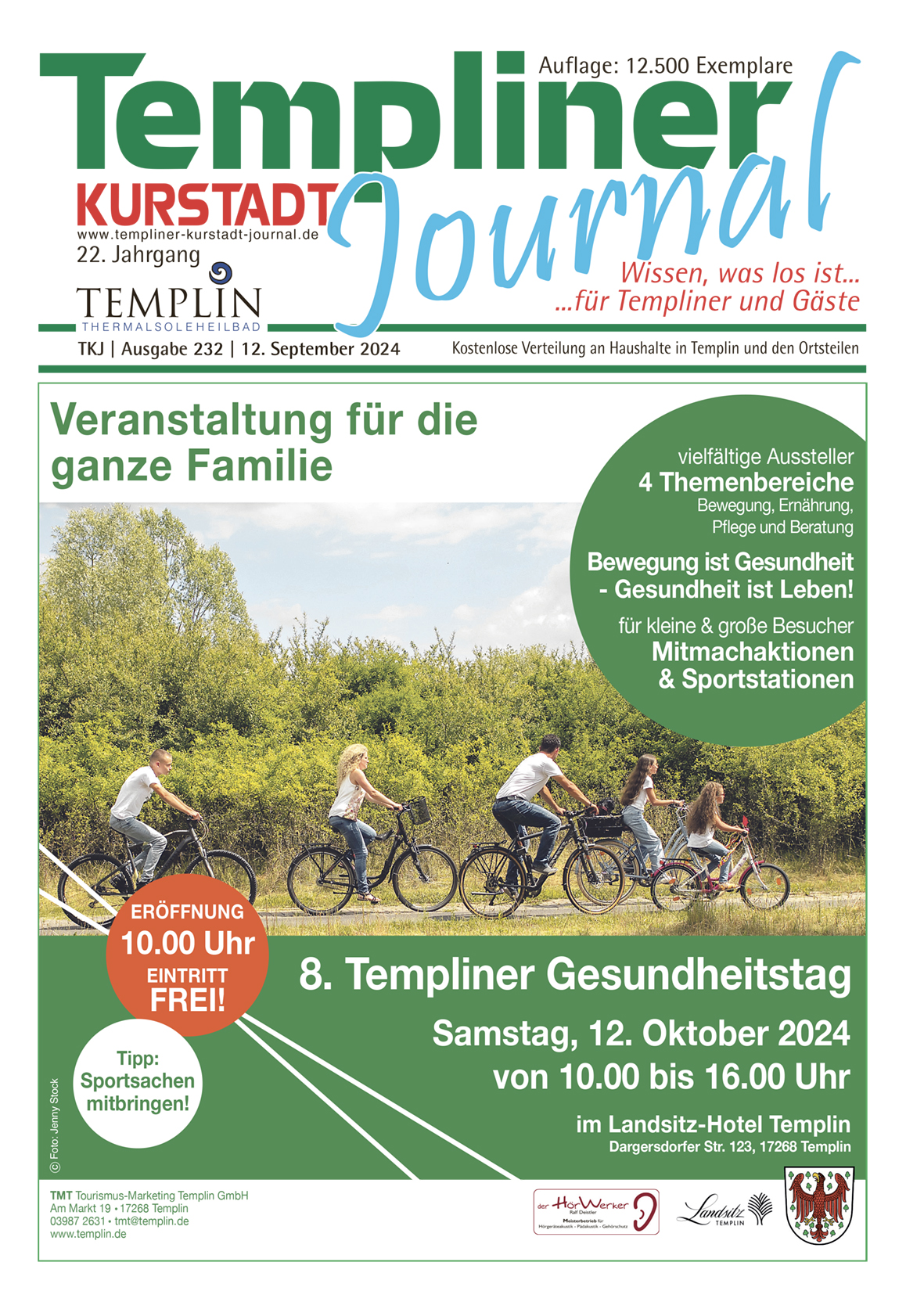 Templiner Kurstadt Journal 232 vom 12.09.2024