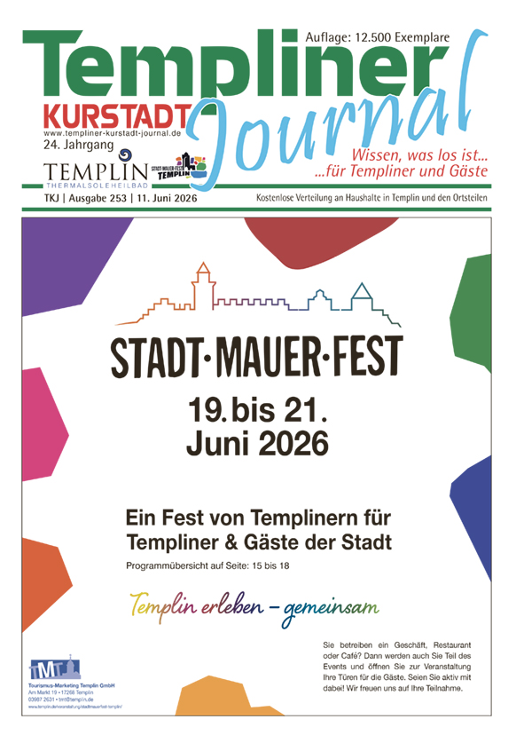 Templiner Kurstadt Journal 253 Templiner Kurstadt Journal 253